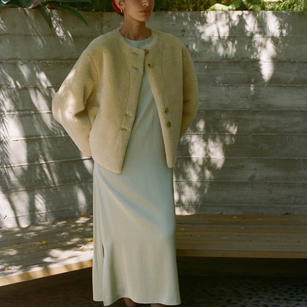 Jeana Sohn Suvi Shearling Coat - Picture 2 of 12